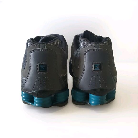 Nike Shox NZ Women 9 Sparkly Grey and Turquoise Rare 392868-040 - Picture 5 of 14